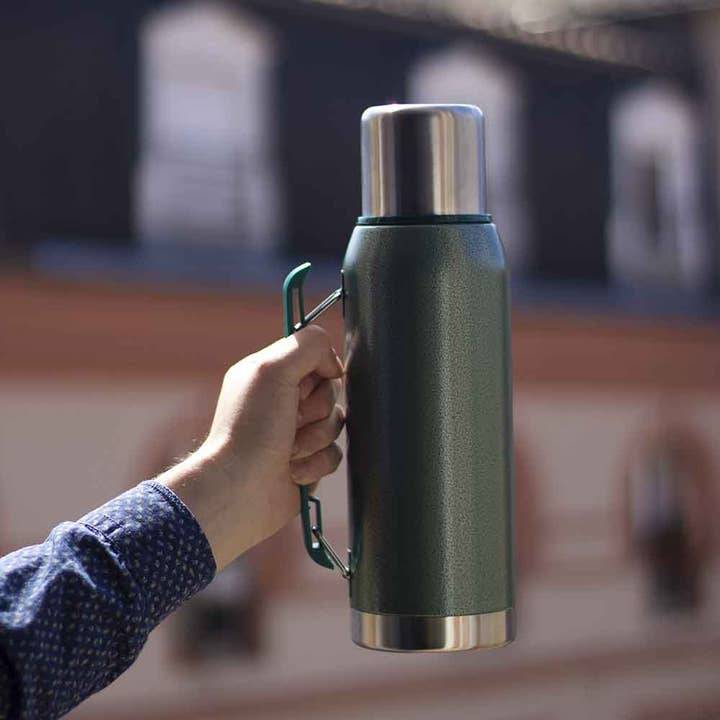 Biomate - Vendita all'ingrosso Fiaschette - Thermos premium smeraldo 1 litro3