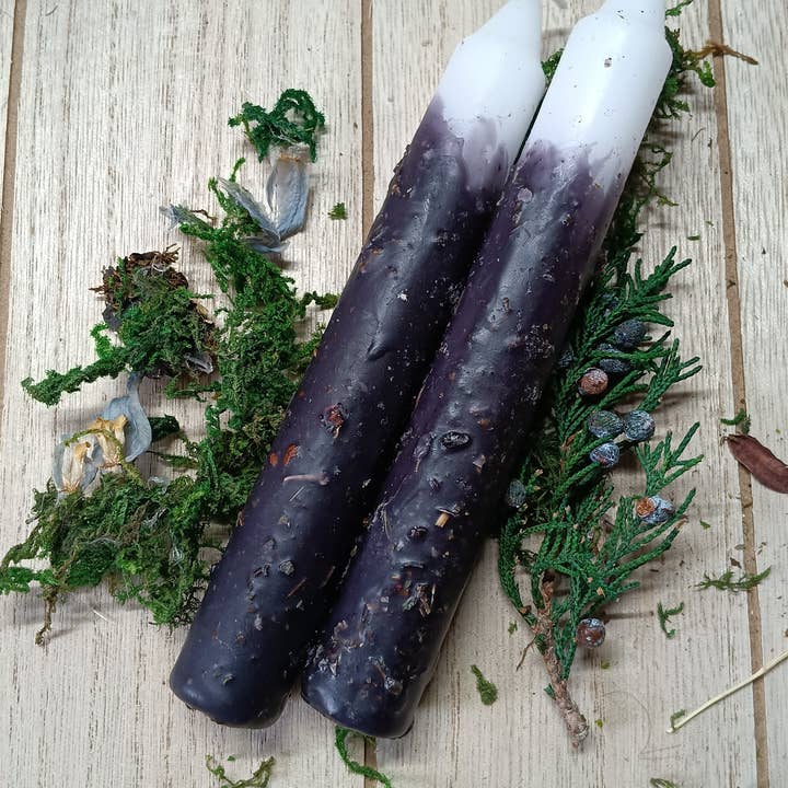 Elemental Earth Shop - Wholesale Tapered Candle/Candlestick - The Triple Goddess 3 candle 6 inch taper set3