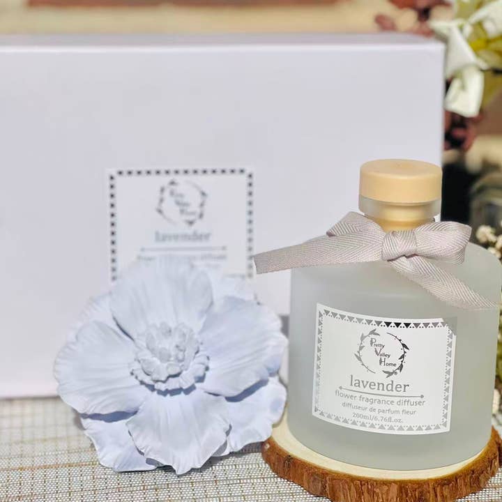 Pretty Valley Home - Wholesale Reed Diffuser - Diffuser Sets Gifts Ceramic Flower (2025)-Pretty Valley Home20