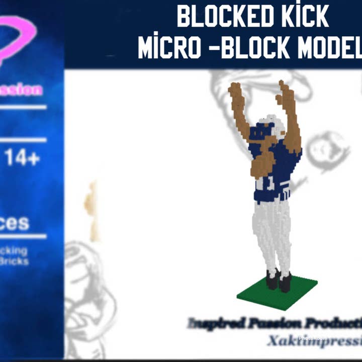 Blocked Kick Micro Block Model for wholesale by Inspired Passion Productions,LLC