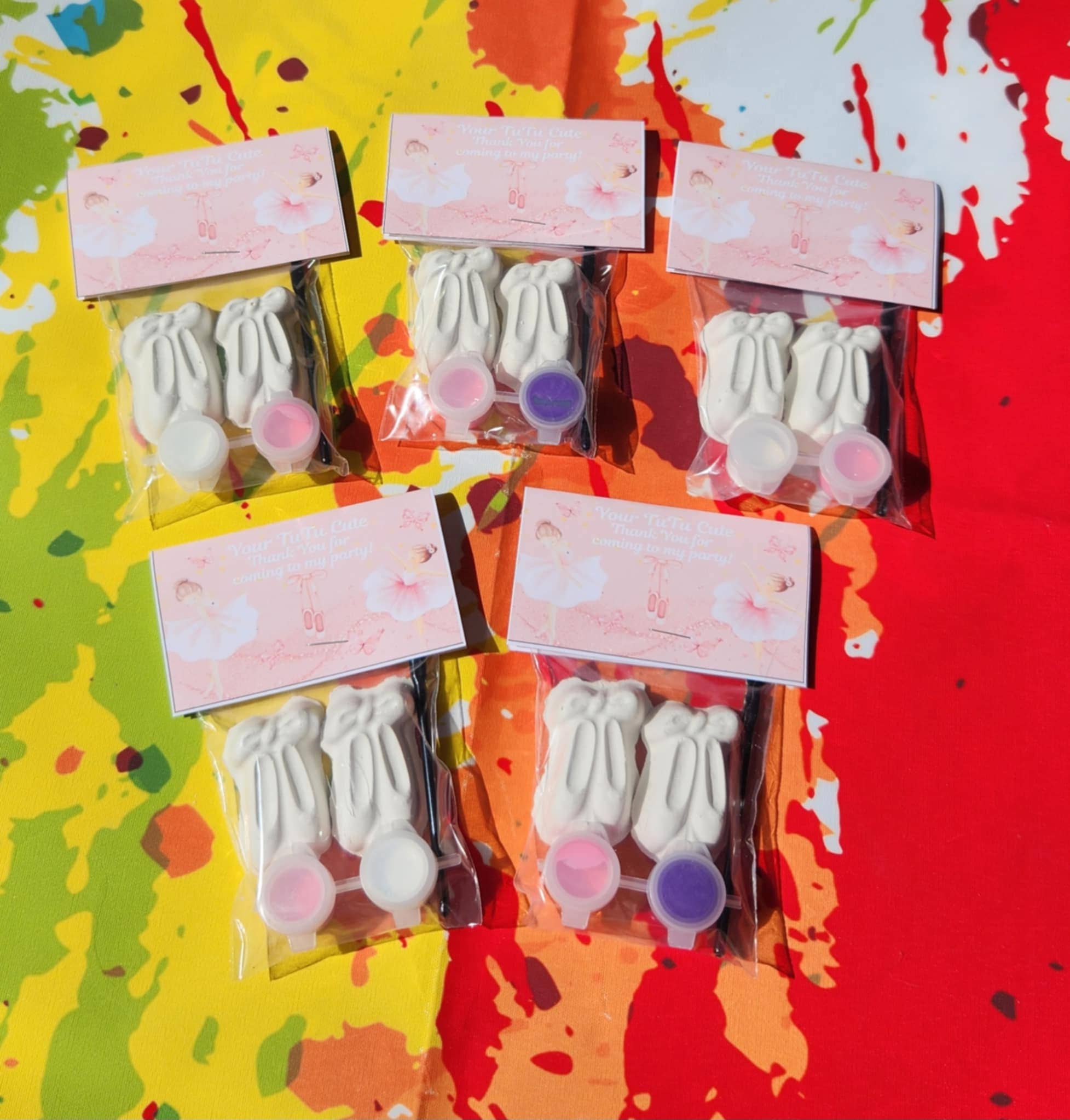 Snazzy Crayons - Vente Kit de bricolage – enfant - Kits de peinture sur plâtre à thème ballerine pour enfants | Peinture DIY0