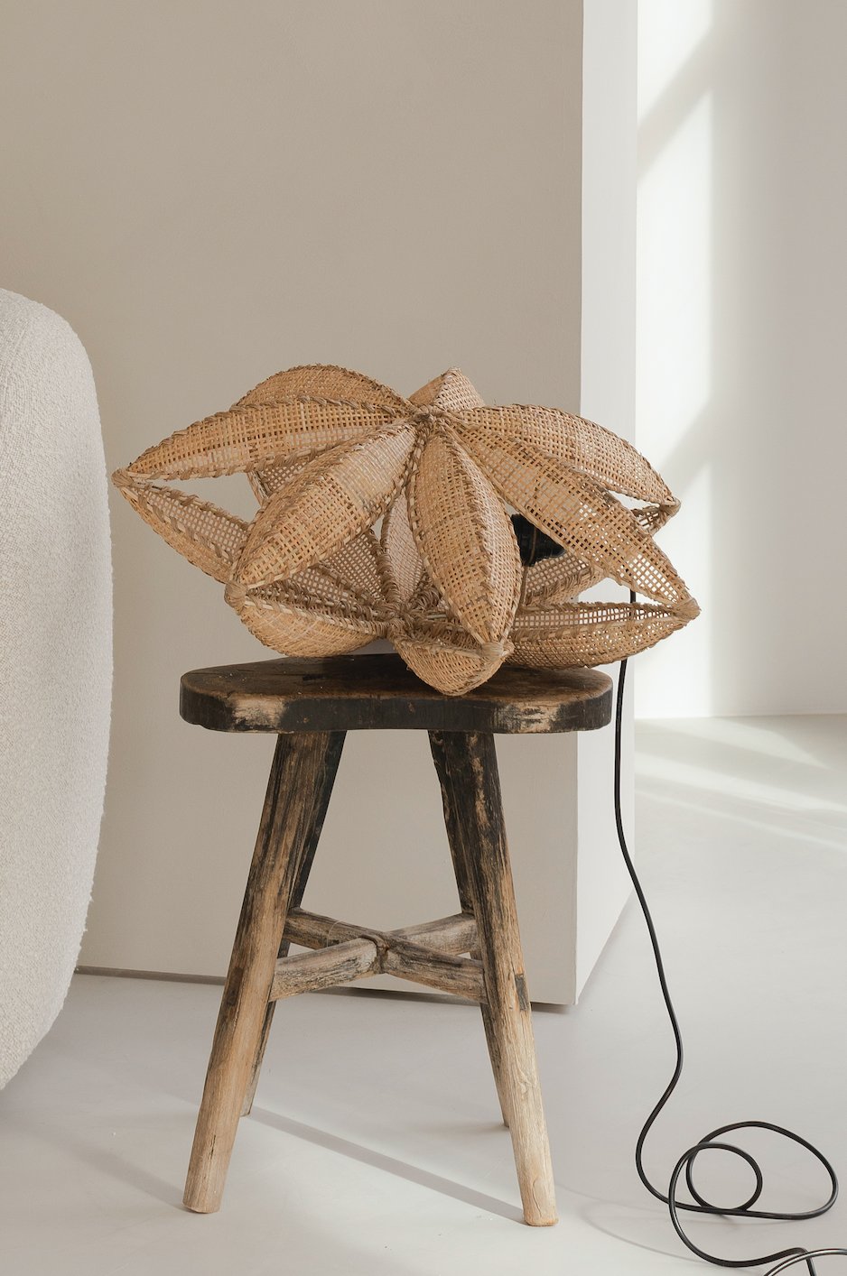 The Straw Studio - Wholesale Chandelier/Hanging Light - Winter Flower Lamp6