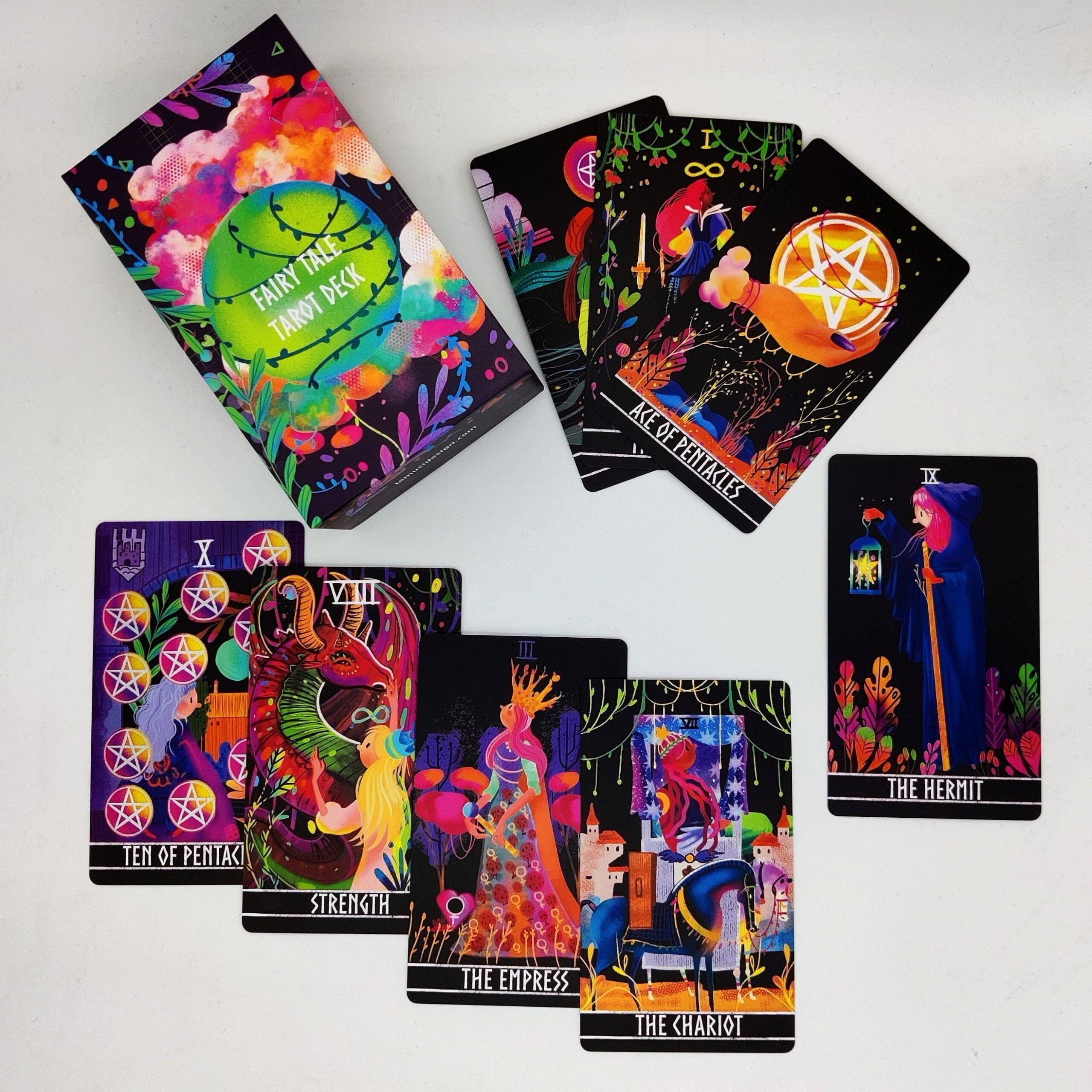 LA MUCI DESIGN - Wholesale Tarot Cards - Fairy Tale Tarot Deck – Vibrant Storybook-Inspired Cards3