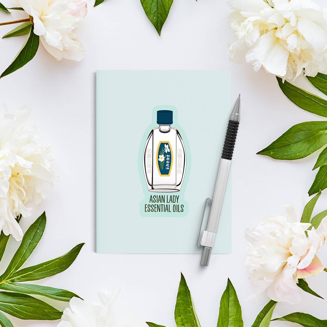 I'll Know It When I See It - Wholesale Sticker - White flower oil vinyl sticker1