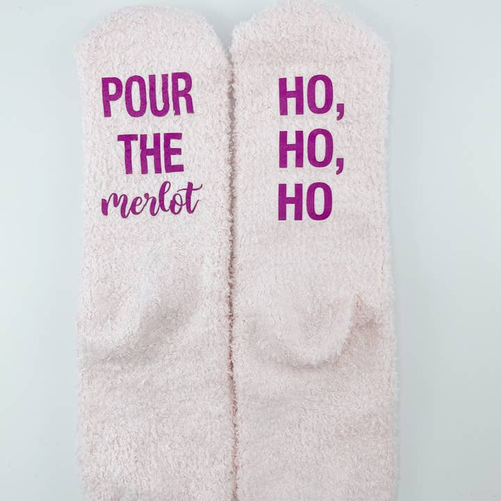 SunshineSoulMD - Wholesale Socks - Women's - Wine Lover Fuzzy Socks4