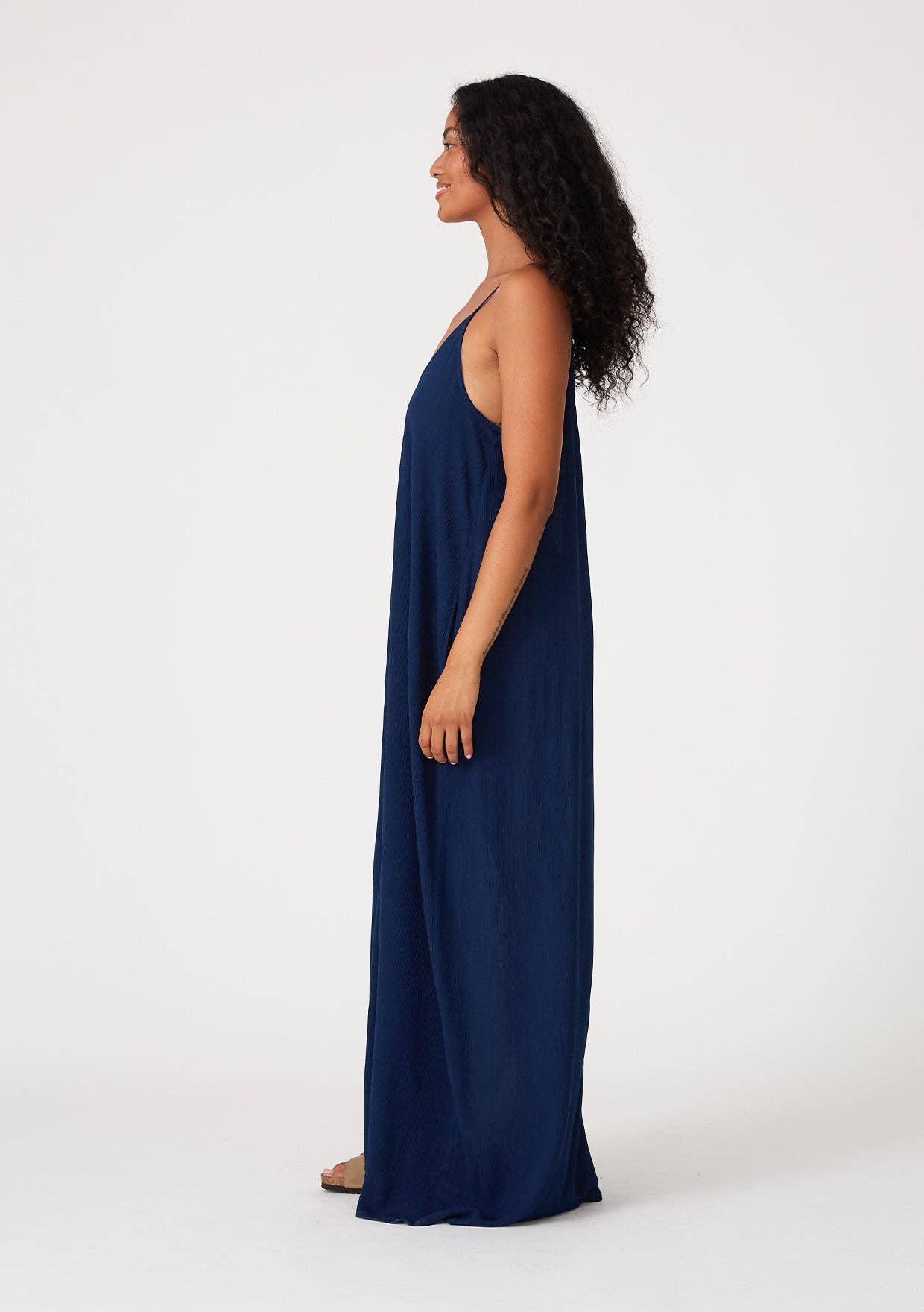Lovestitch - Wholesale Dress - Women's - The Original V-Neck Cocoon Maxi Dress with Pockets19