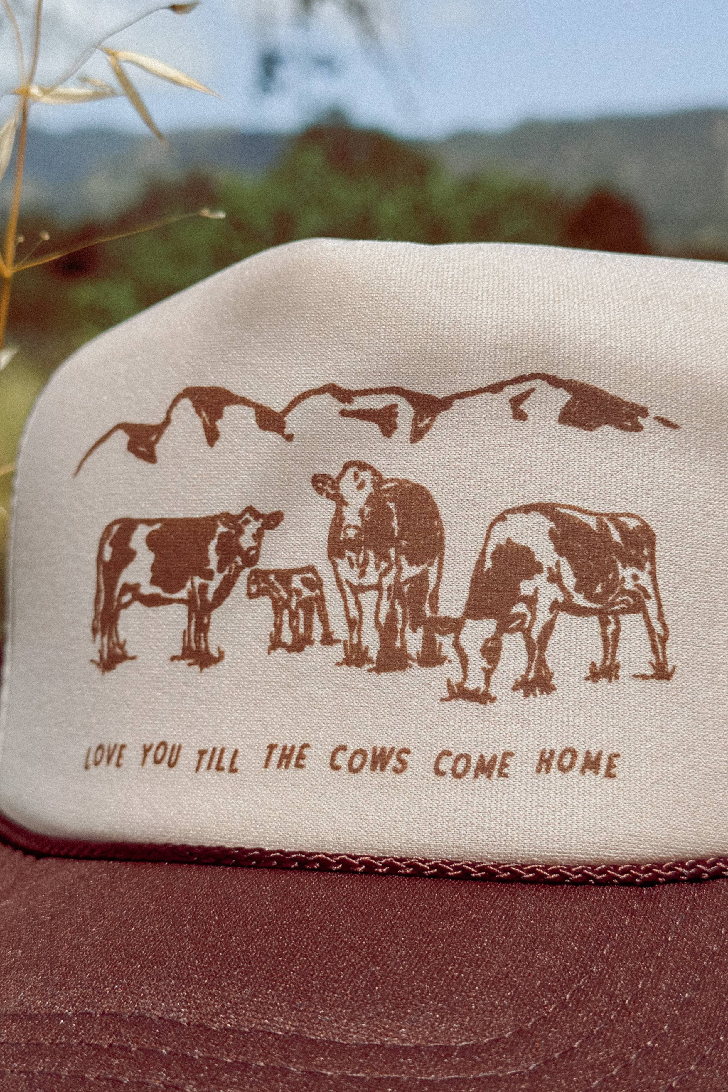 Not From Malibu - Wholesale Trucker Hat - Women's - Cows Come Home Trucker Hat4