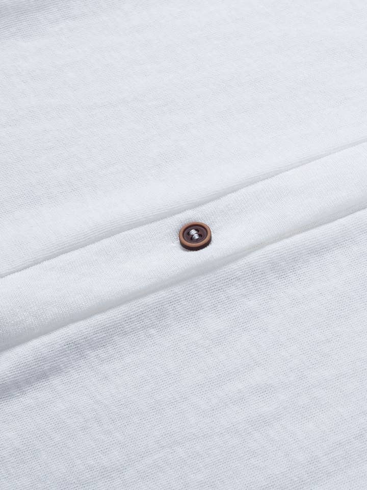 White Solid Color Open-Front Buttons Cardigan for wholesale on Faire9