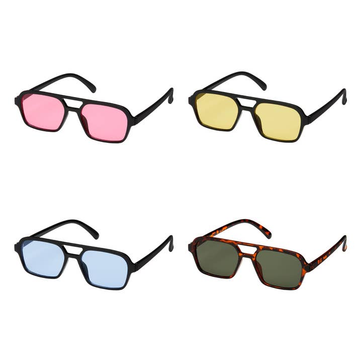 Óculos de Sol Unissex Micro Aviator - Vintage por atacado de Blue Gem Sunglasses Inc