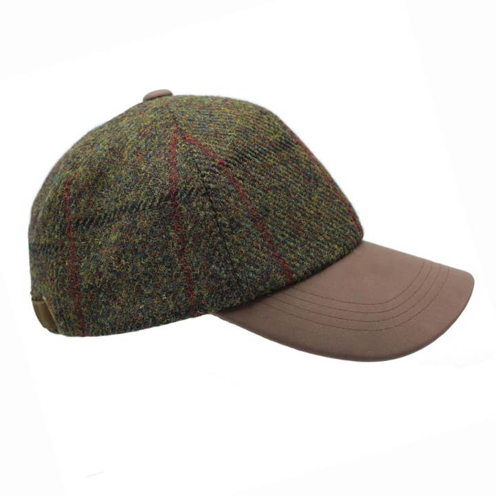 Heather Hats & Accessories - Vendita all'ingrosso Cappellino da baseball - Donna - Cappellino da baseball donna Rosalie in Harris Tweed3