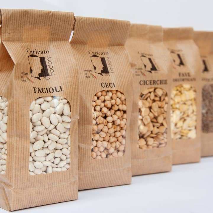 Caricato Factory - Vente Légumineuses - Cicerchie Caricato Factory agriculture biologique, sac 500 g