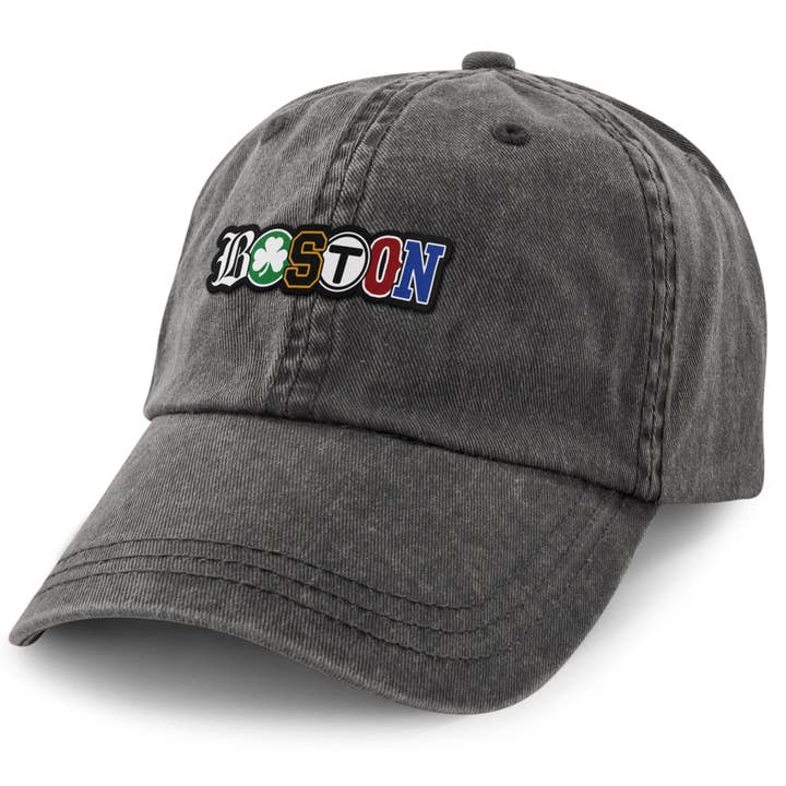 Chowdaheadz - Wholesale Baseball Cap - Unisex - Boston Townie Pride Washed Dad Hat
