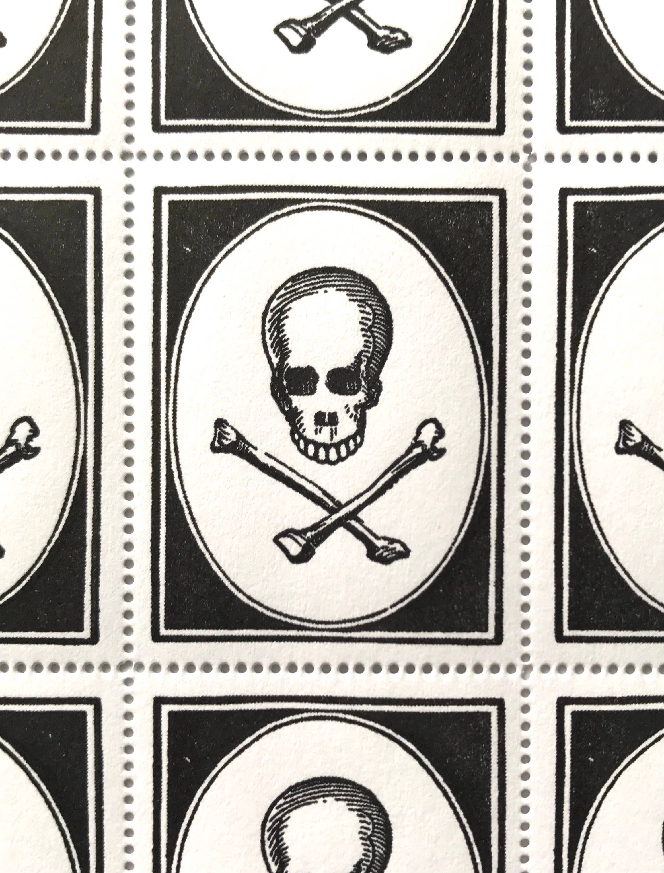 The Portland Stamp Company - Vendita all'ingrosso Timbro in gomma/decorativo - Francobolli gotici Post Crypt per Halloween1