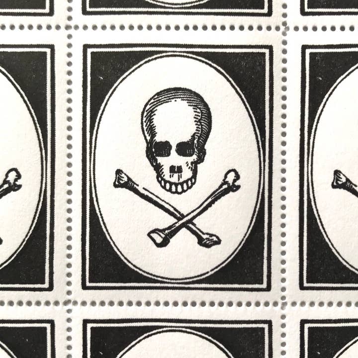 The Portland Stamp Company - Vendita all'ingrosso Timbro in gomma/decorativo - Francobolli gotici Post Crypt per Halloween1