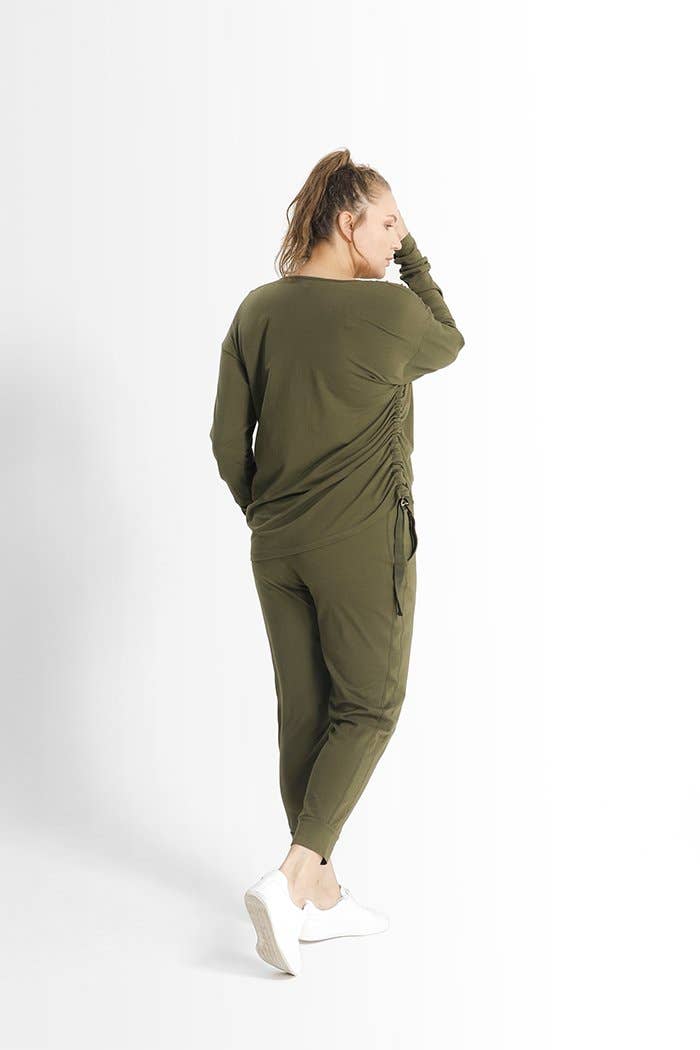 JL Jogger // Army Green for wholesale on Faire1