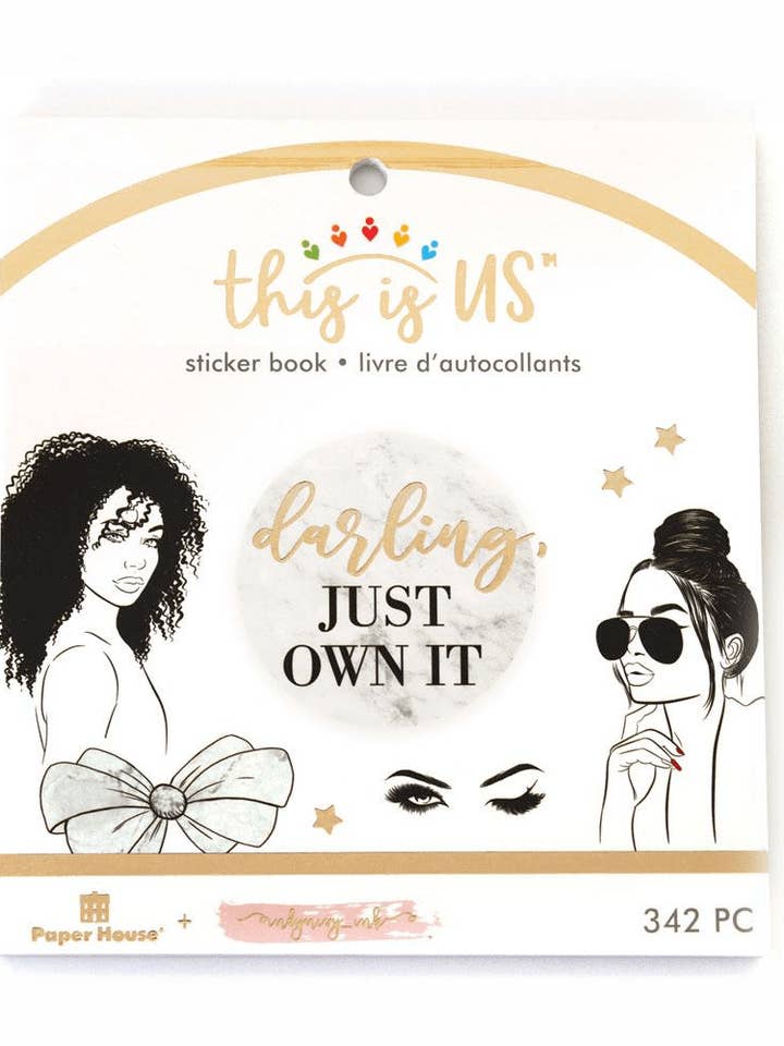 Glamorous Girls - Mini libro di adesivi per la vendita all'ingrosso da parte di Paper House Productions