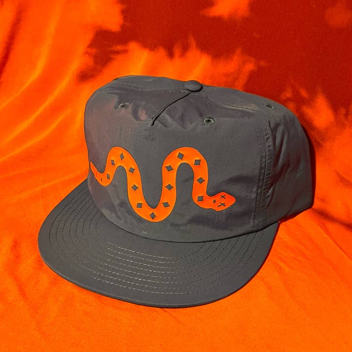Desert Turquoise 'Diamondback' Roadie cap snapback for wholesale on Faire