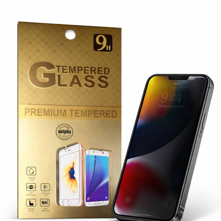 Privacy Dark Tempered Glass Screen Protector for Iphone for wholesale by Bling Cases