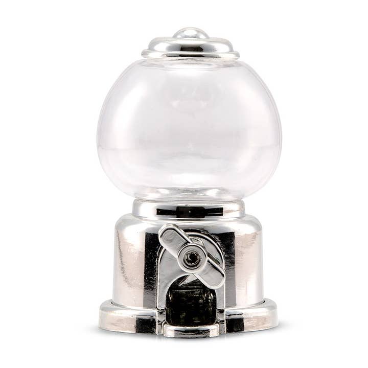 Weddingstar Inc. – wholesale Party gift – Mini Gumball Machine Party Favor - Silver (2)