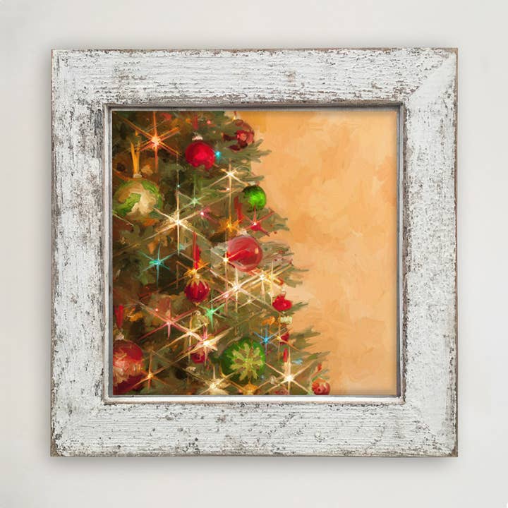 ginger blue - Wholesale Christmas Wall Art - Lighted Christmas Tree