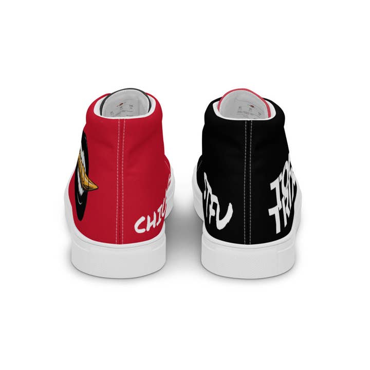 STFU - Wholesale Lifestyle Sneakers - Men's - Tony Trixx Chicago Men’s high top canvas shoes - Red