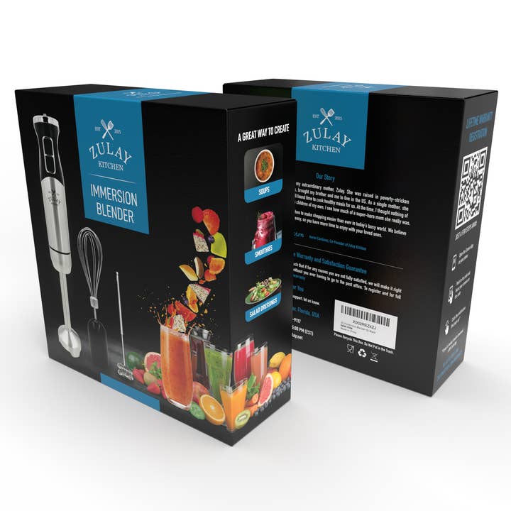 Zulay Kitchen - Wholesale Blender - Immersion Blender Handheld 500W - 8 Speed1
