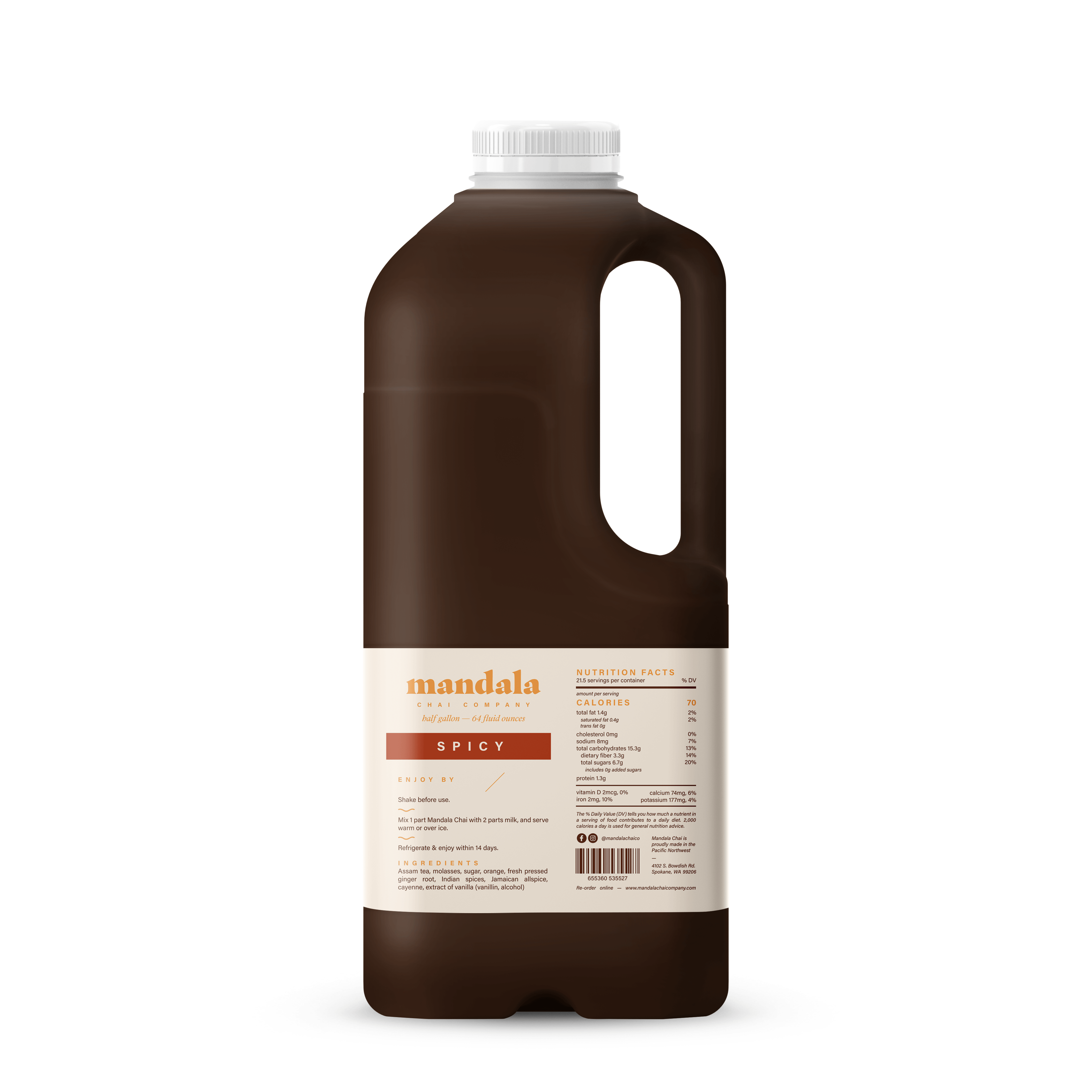 Mandala Chai Company - Wholesale Beverage Mix - Chai Concentrate - Barista3