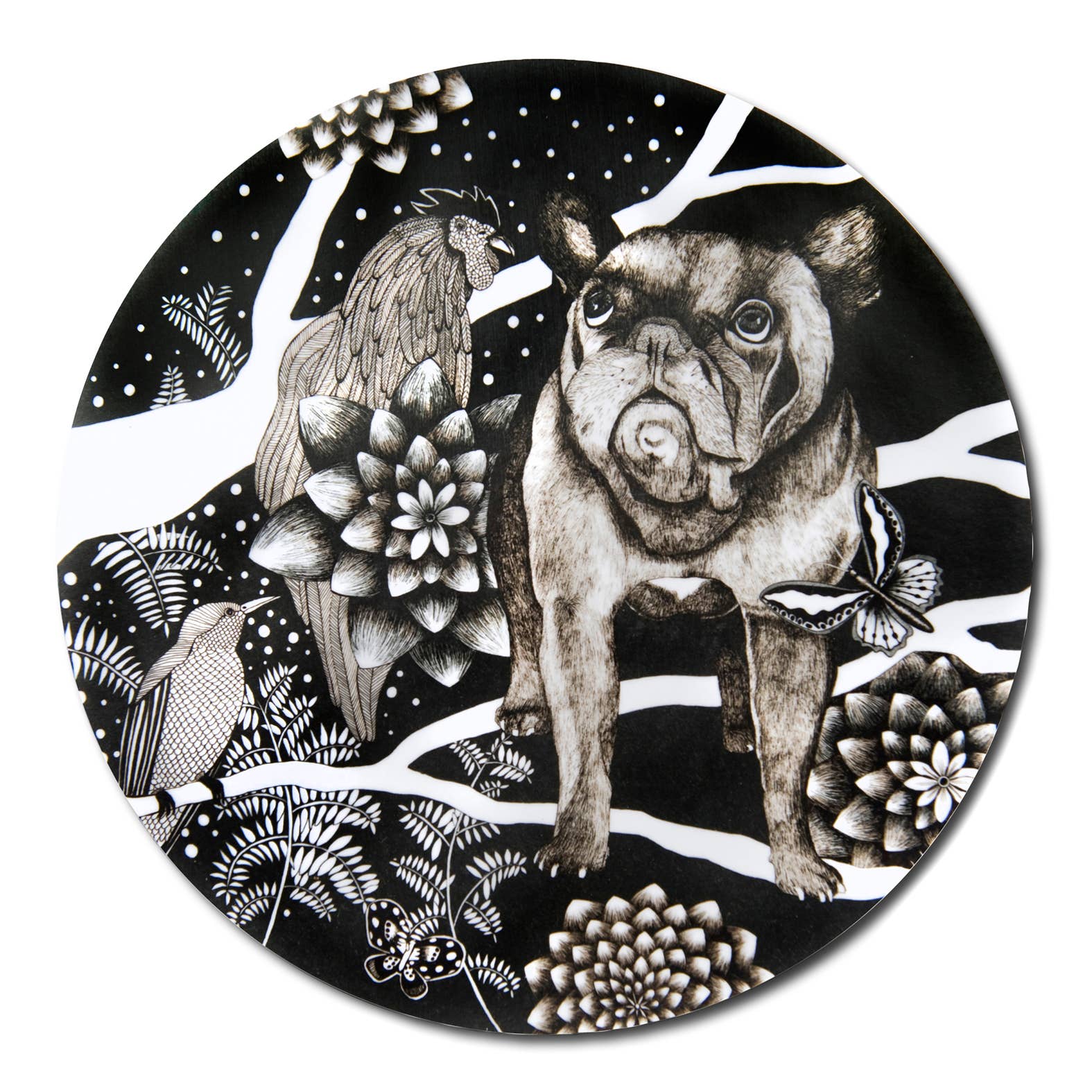 Nadja Wedin design - Wholesale Trivet - Trivet 8” (21 cm) The French Dog0