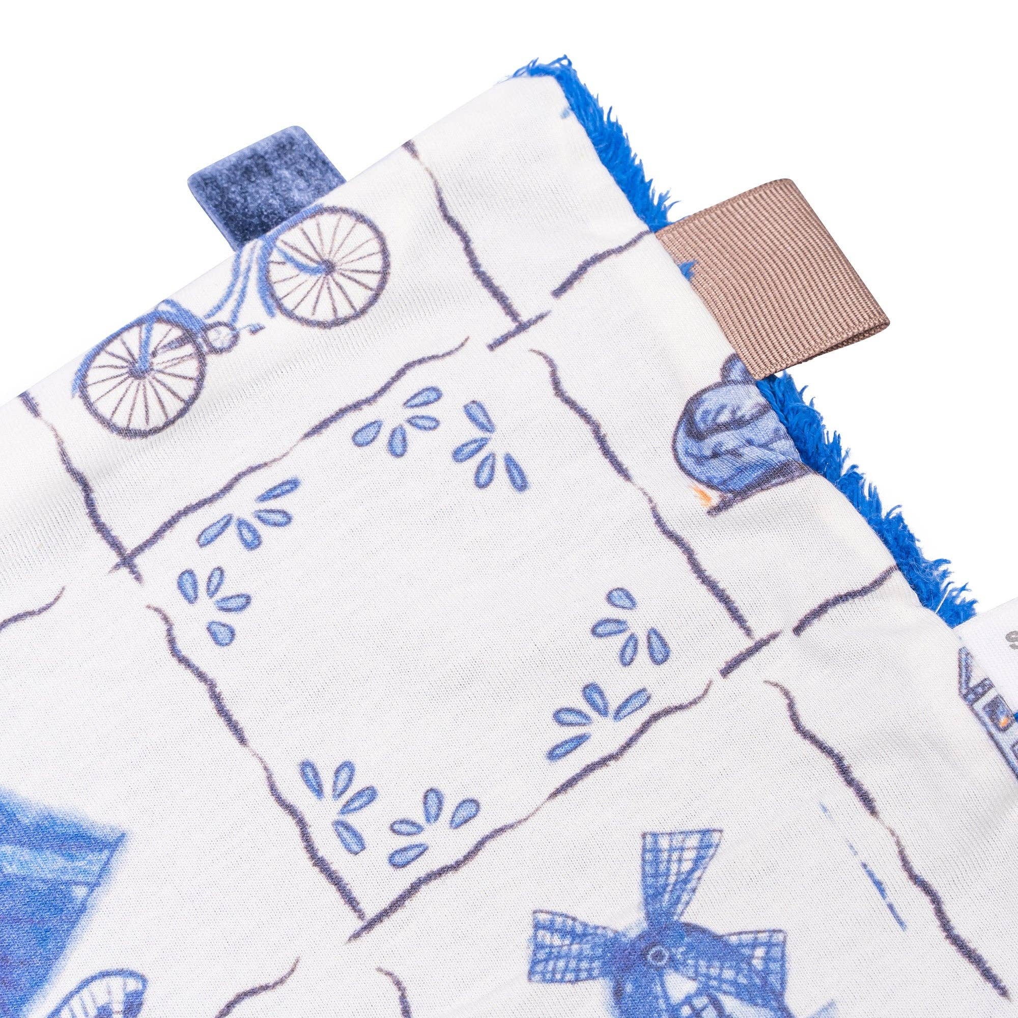 Snoozebaby - Wholesale Security/Cuddle Blanket - Baby - Cuddle cloth 25x25 cm Delft Blue2
