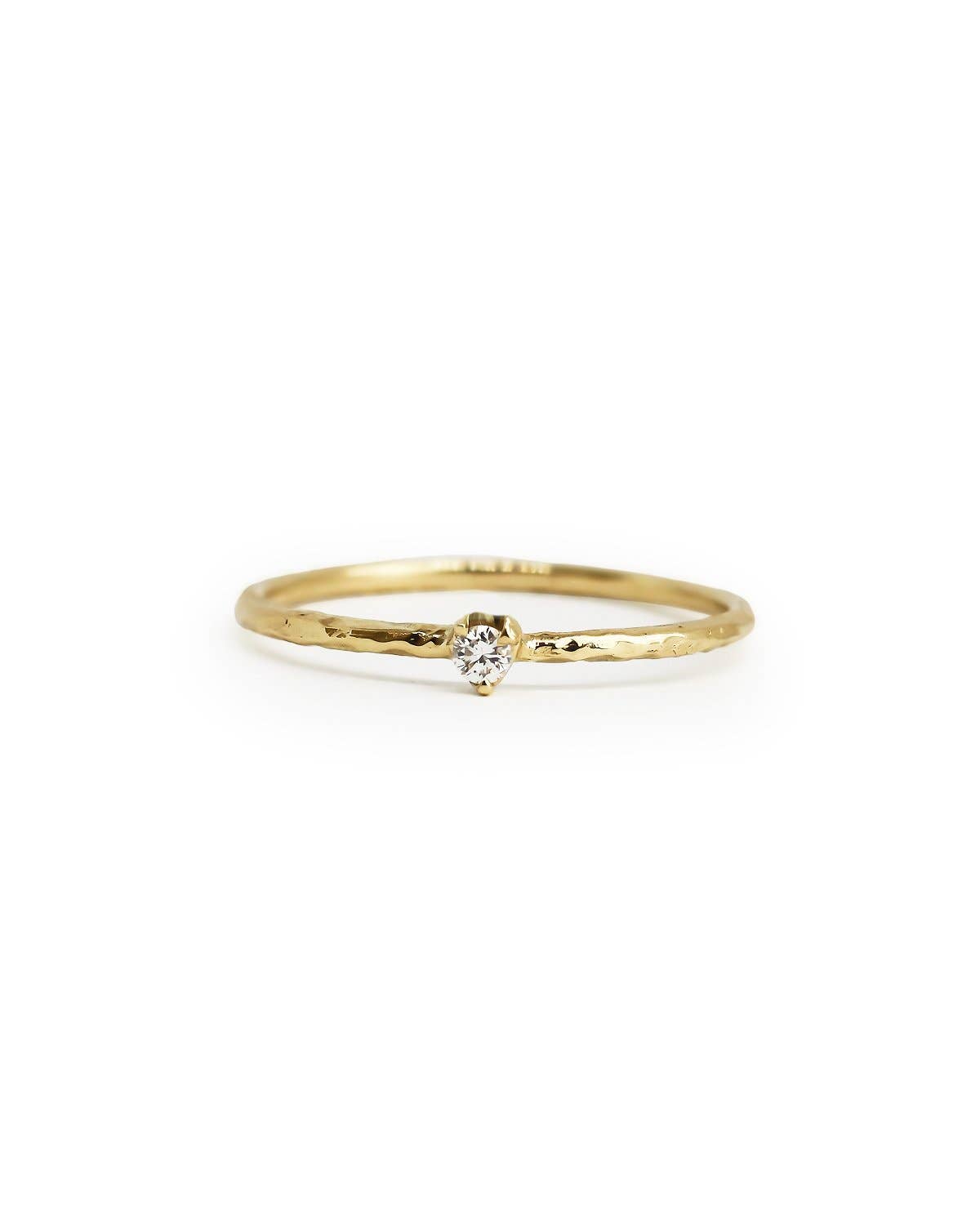 Lacee Alexandra Jewelry - Wholesale Ring met een steen/solitaire ring - Massief gouden sierlijke diamanten ring0