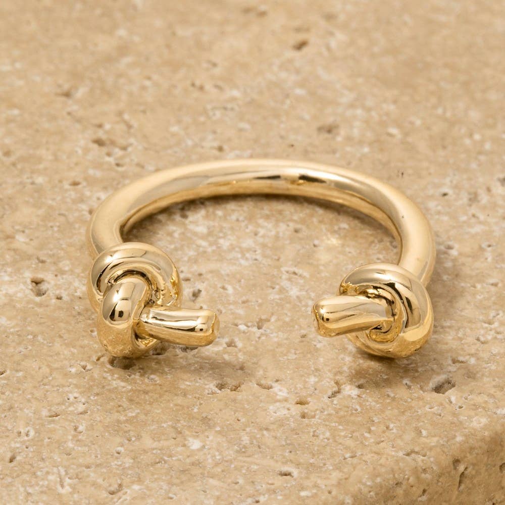 Anarchy Street - Wholesale Band/Stacked Ring - Knotted Ends Open Band Ring