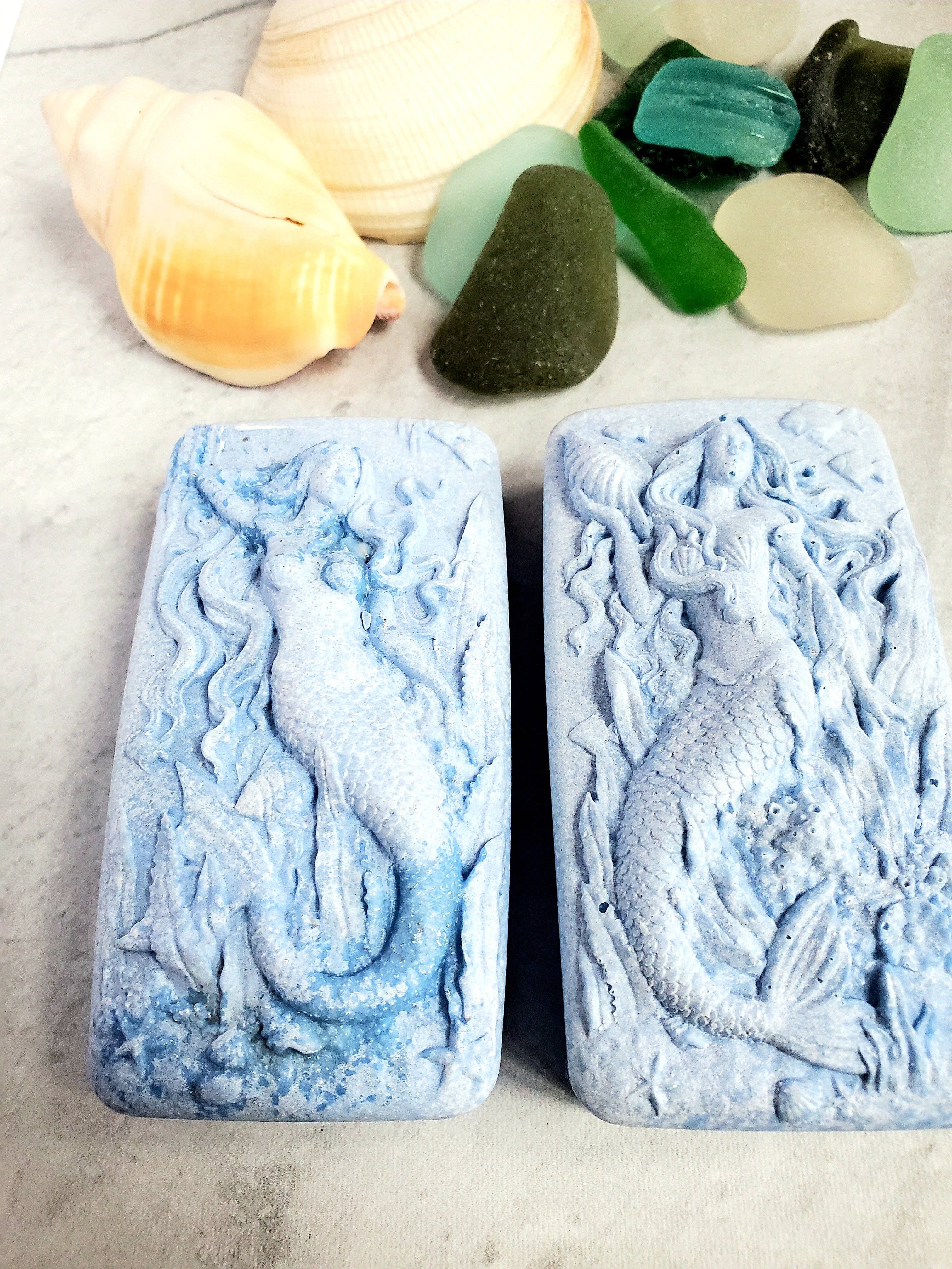 Fairyland Glade - Wholesale Bar Soap - Wild Blueberry Hidden Sea Glass Salt Soap Bar MADE TO ORDER5