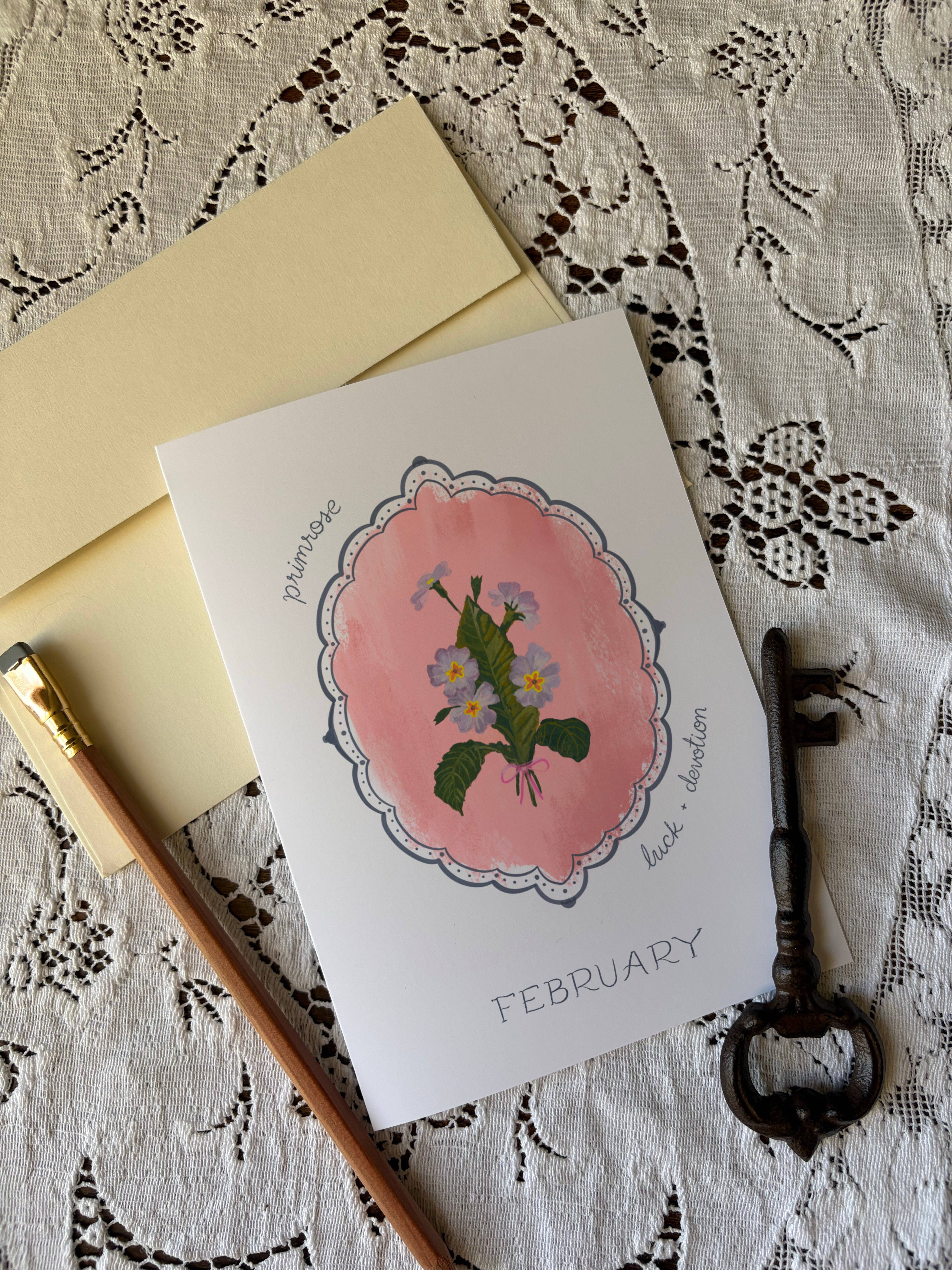 glad you're here co - Wholesale Birthday Card - March Birth Month Flower Greeting Card- Daffodil Flower Birthday Card – Vintage Botanical Art for Spring, Joy & New Beginnings4