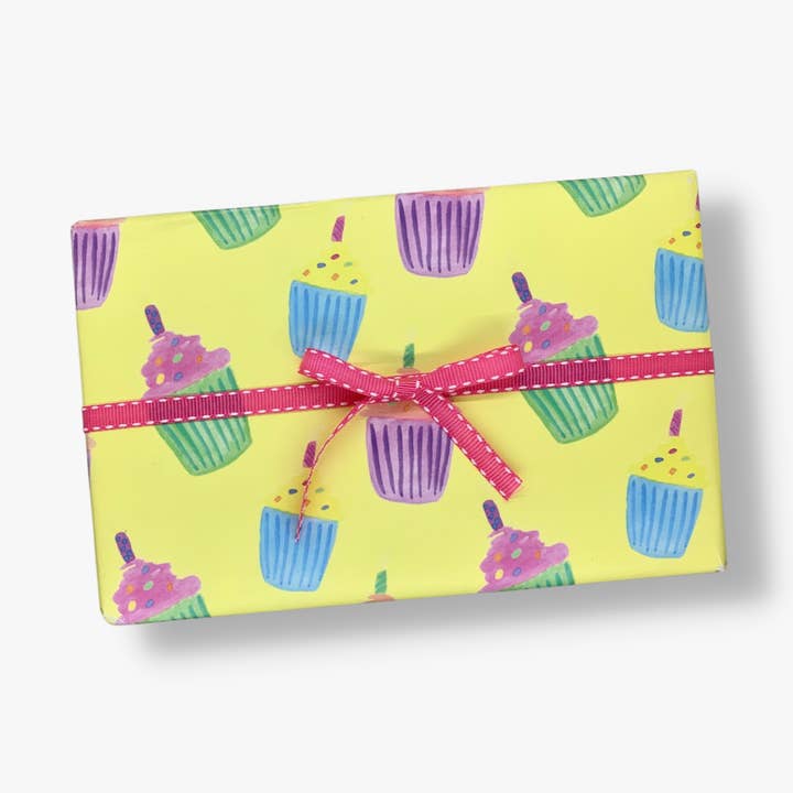 Cupcake Gift Wrap for wholesale by Island Haus Co