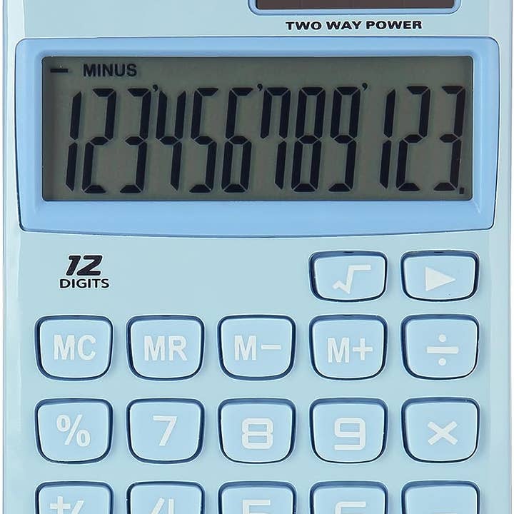 Standardfunktion lommeregner, 12 cifre, lille lommeregner, for engroshandel hos Mr. Pen