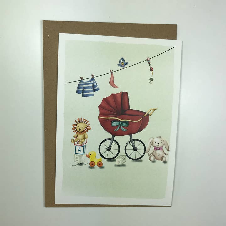 Carte postale - Hello Baby pour la vente par Vive Le Véro