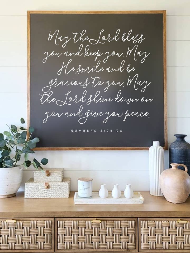 Må Herren välsigna dig och hålla dig träskylt för wholesale av The Shed Interiors