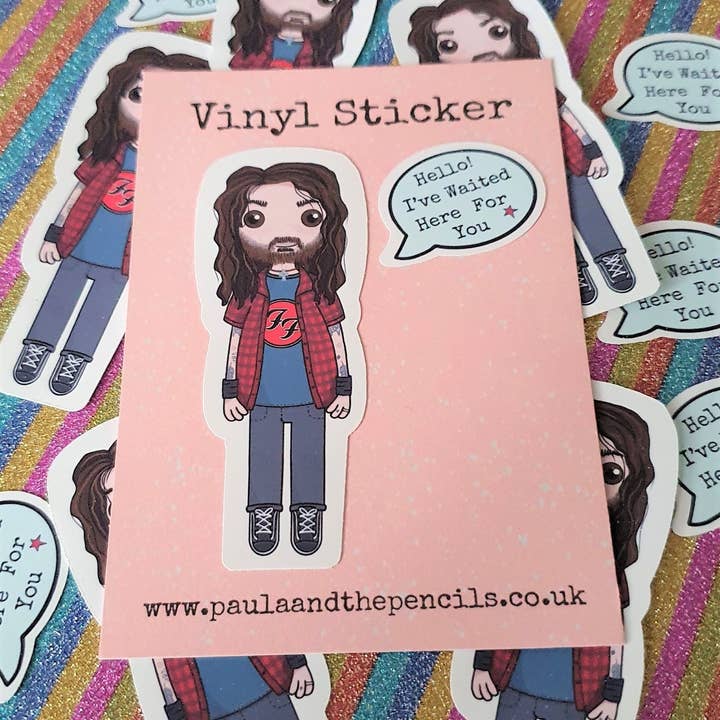 Paula and the Pencils - Wholesale Sticker - Dave Grohl Sticker
