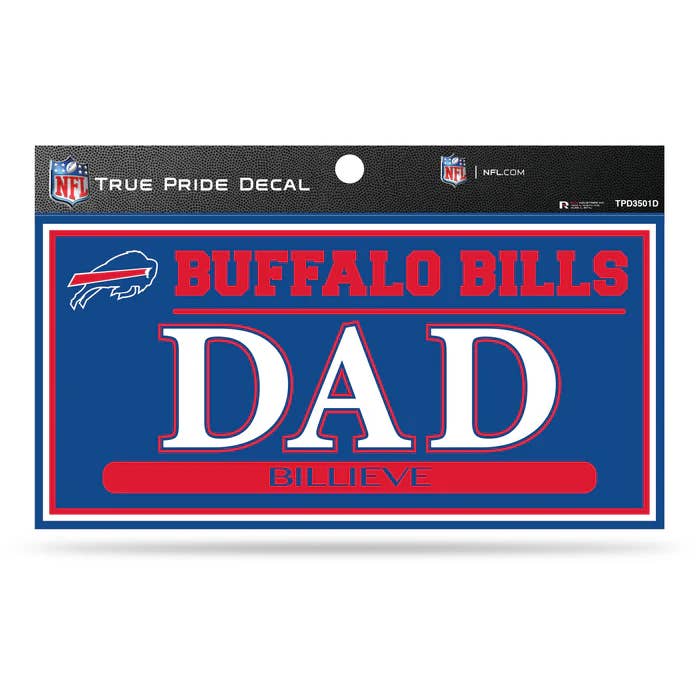 Buffalo Bills True Pride Decal - Dad for wholesale by Rico Industries