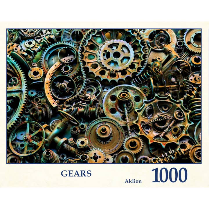 Tau Puzzles - Wholesale Puzzle - Adult - Gears-1000 piece Jigsaw Puzzle