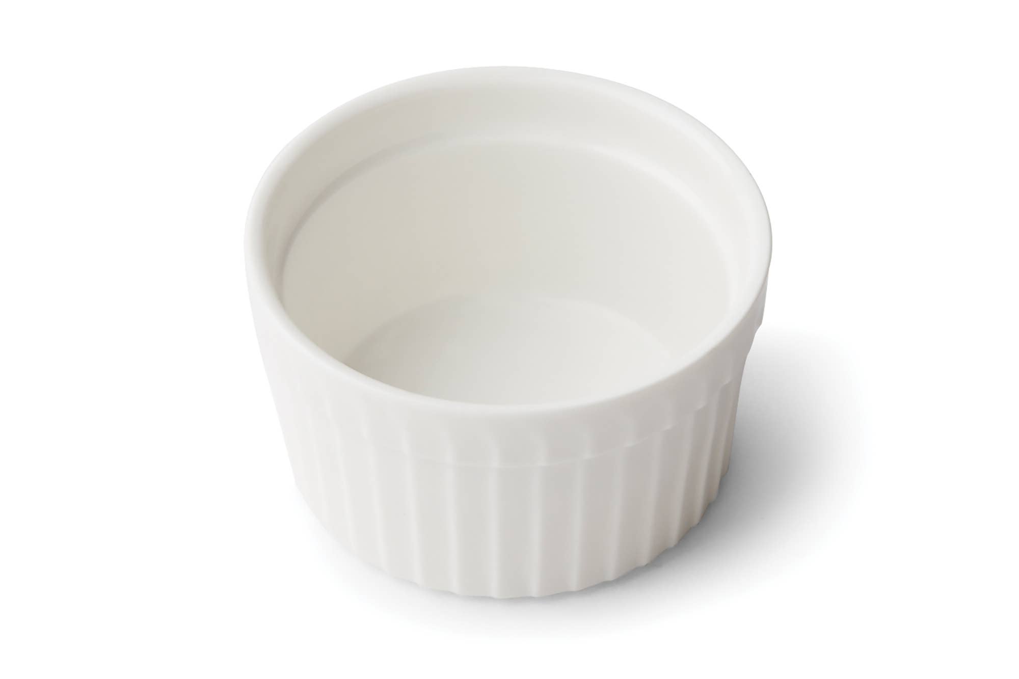 Fox Run Brands - Wholesale Ramekin - Fox Run Ramekin, wit steengoed, 2,5 ons