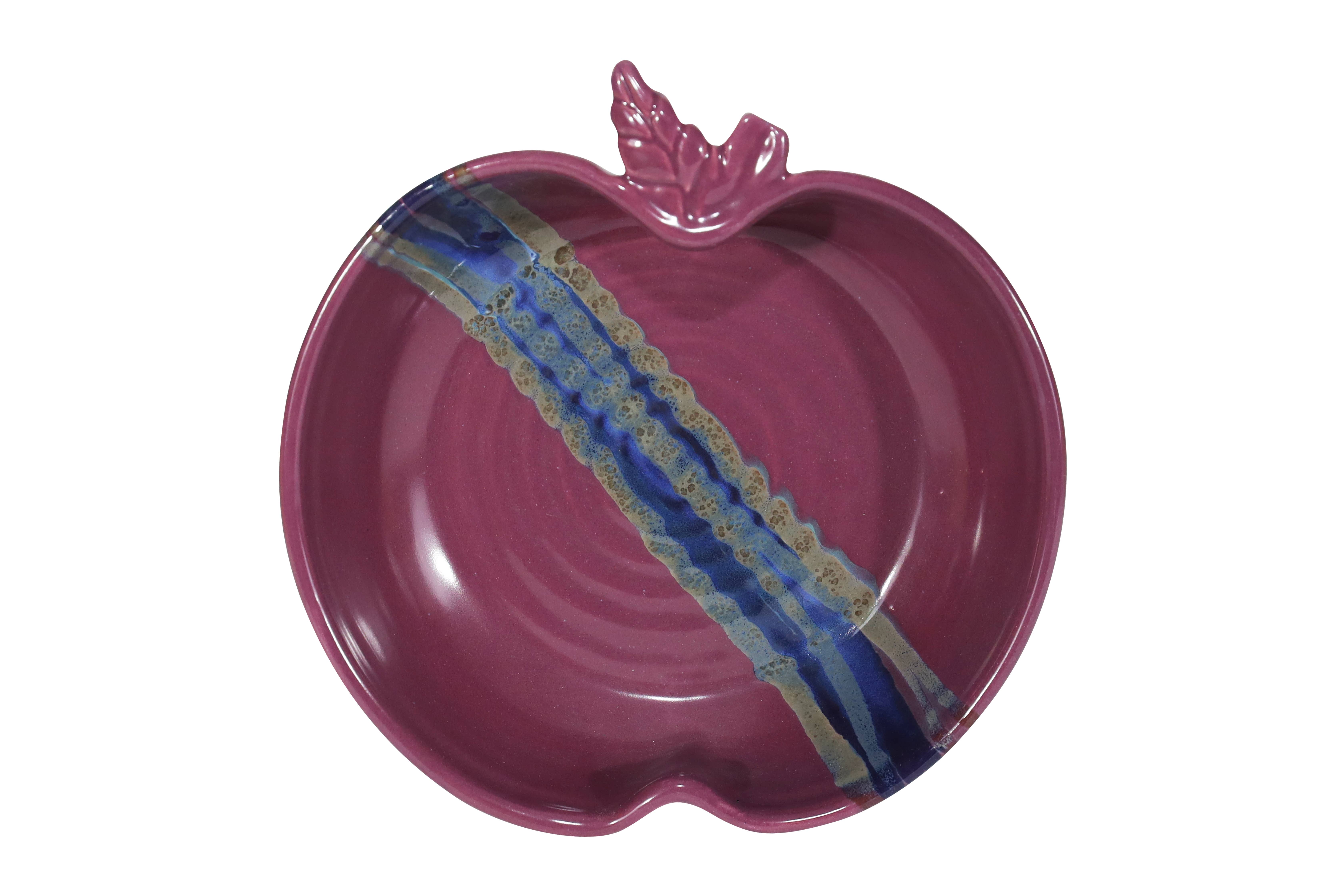 Clay in Motion - Wholesale Decorative Plate/Dish/Bowl - Apple Torte with Recipe0