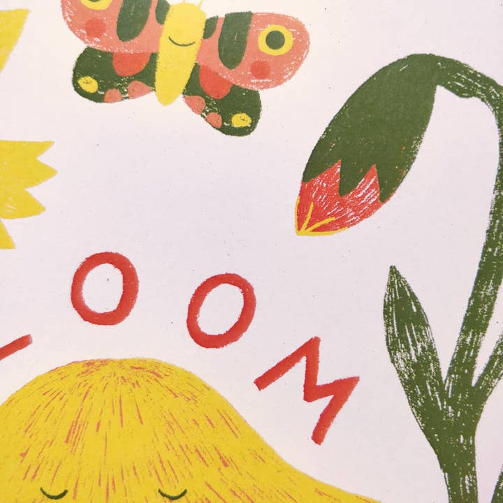 Lucy Scott Illustration - Wholesale Art Print - Bloom & Grow Forever Print, Mindful Nature Wall Art3