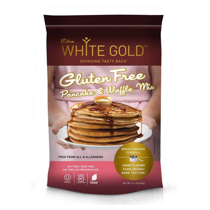 Extra White Gold - Gluten Free Pancake Mix for wholesale by Extra White Gold