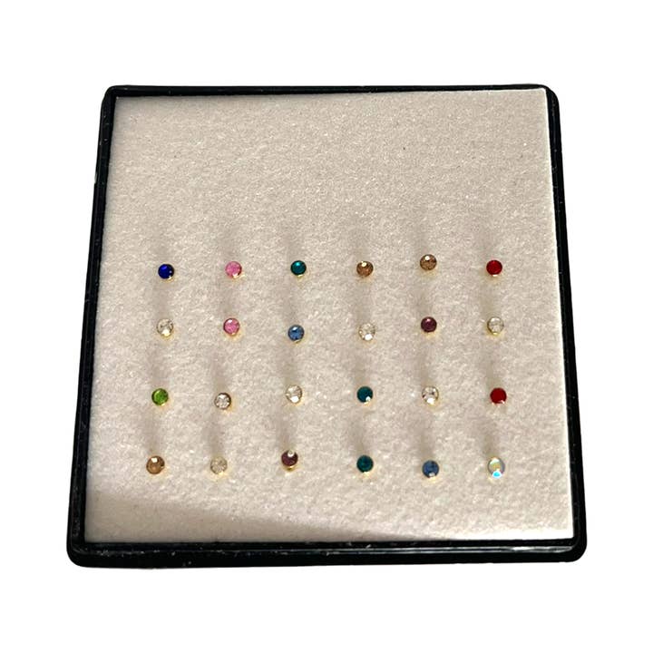 VIE – wholesale Nose ring – Nose Ring Collection Box, 24 Pieces1