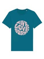 Live Love Surf T-shirt til mænd for engroshandel hos Koloris