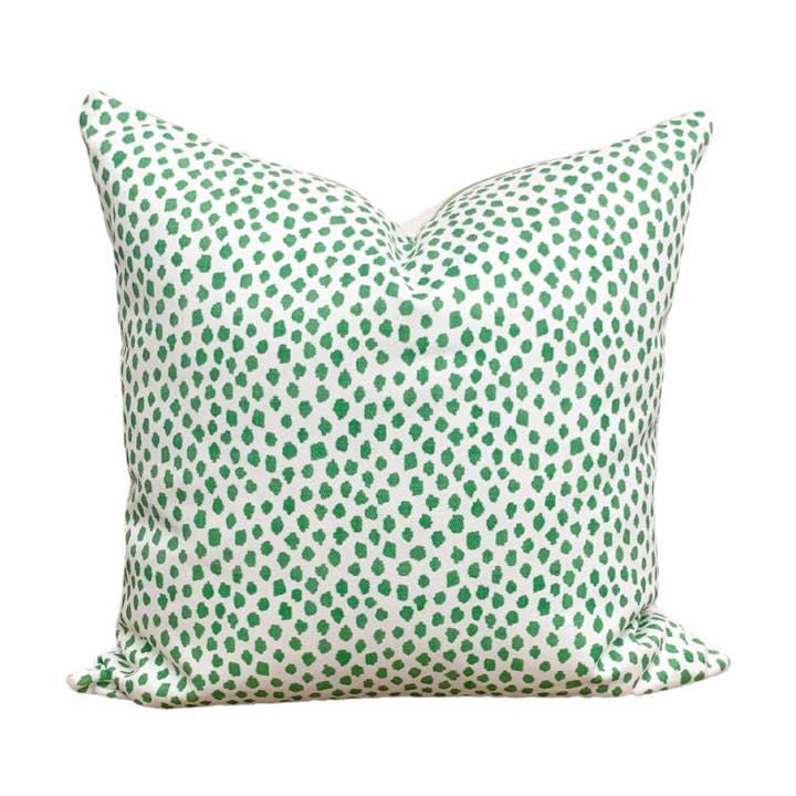 Green Spots Pillow Cover - Designed by Danika Herrick 18x18 for wholesale by Alme Design Co