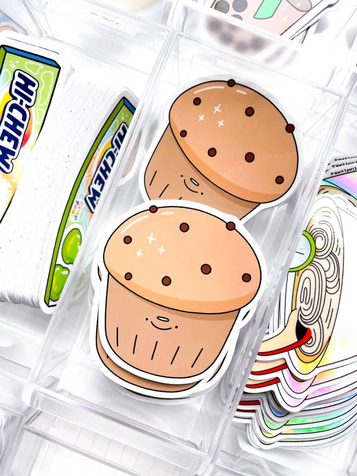 Muffin klistermärke för wholesale av SimplyMKO