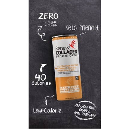 Reneva Collagen Drink and Powders - Wholesale Sports/Energy Drink - Reneva Collagen Drink-Passion Fruit, Orange & Pineapple