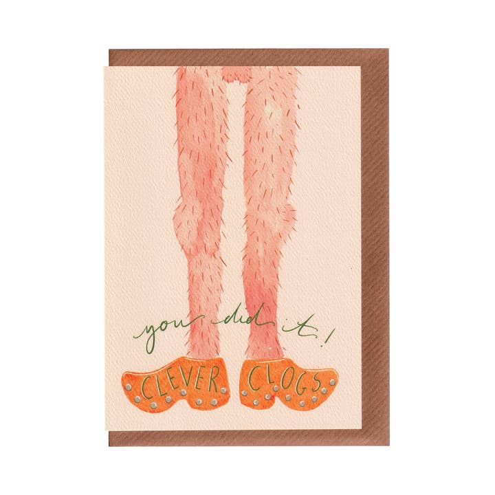 You did it! - Funny Congratulations Greetings Card for wholesale by Bella & The Moon